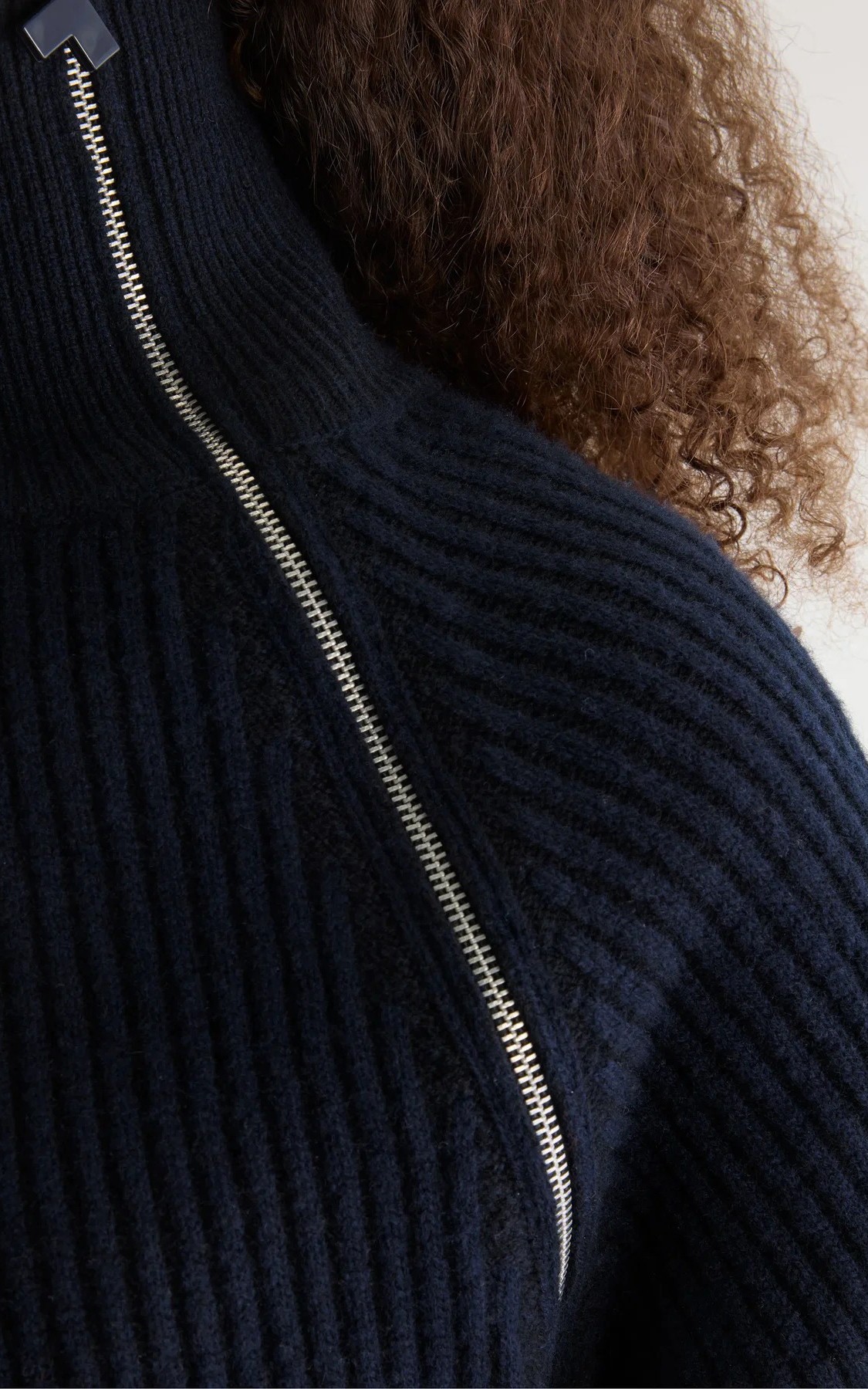 Donkerblauw Trui image