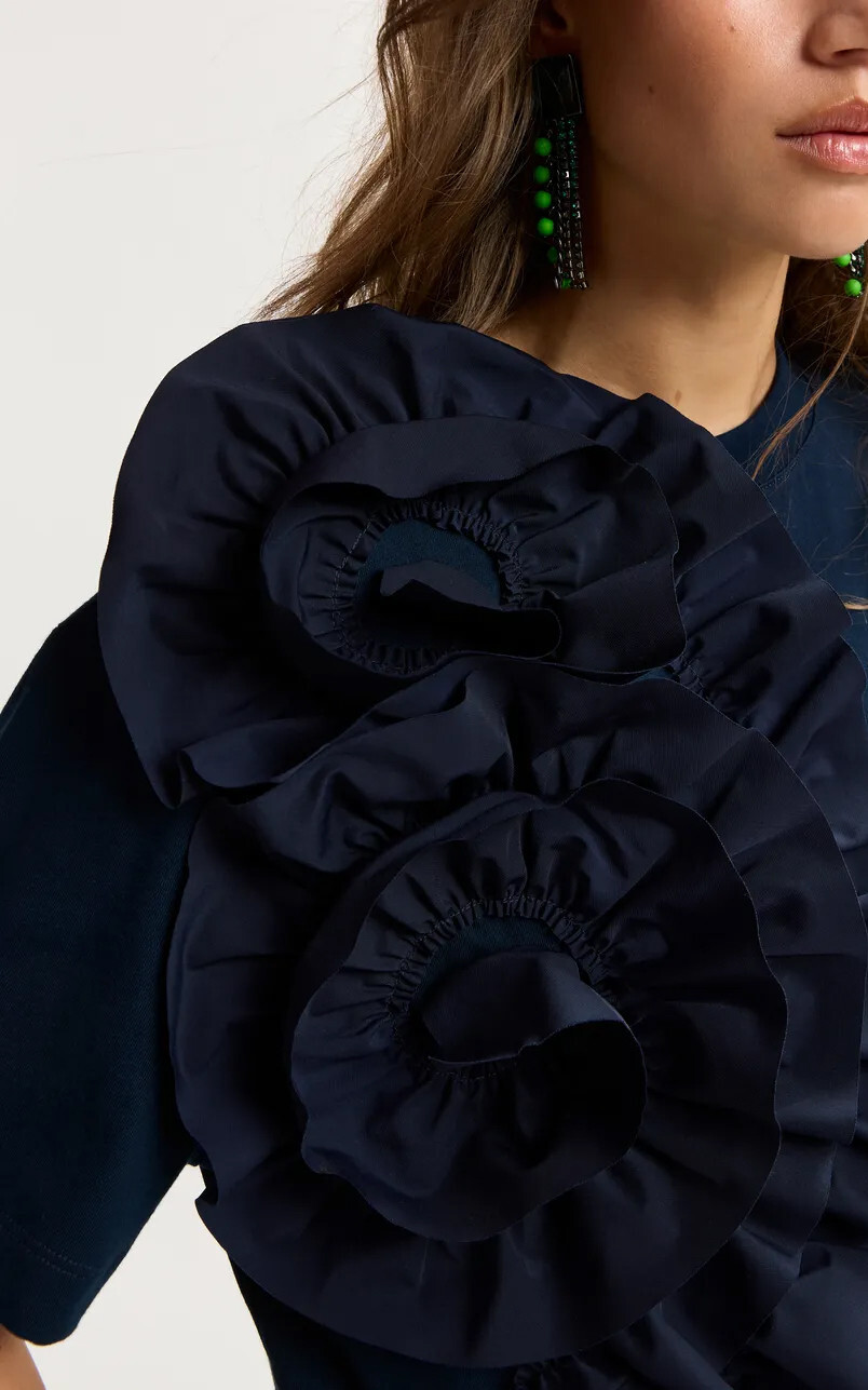 Marineblauw T-shirt/top image