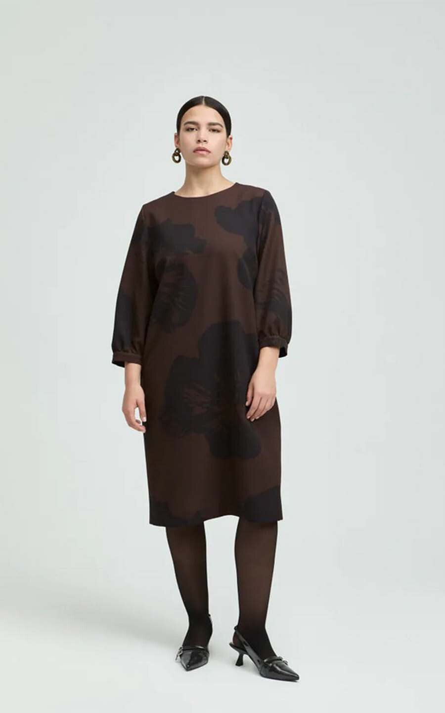 Bruin Jurk