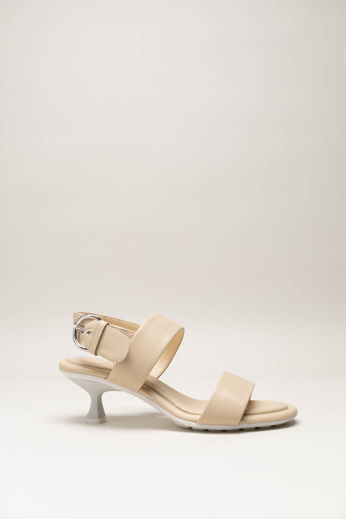 Nude Sandaal hak