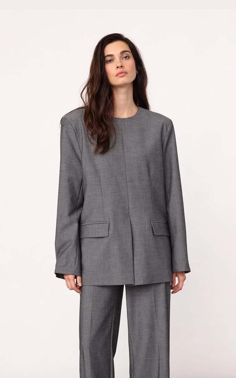 Grijs Blouse