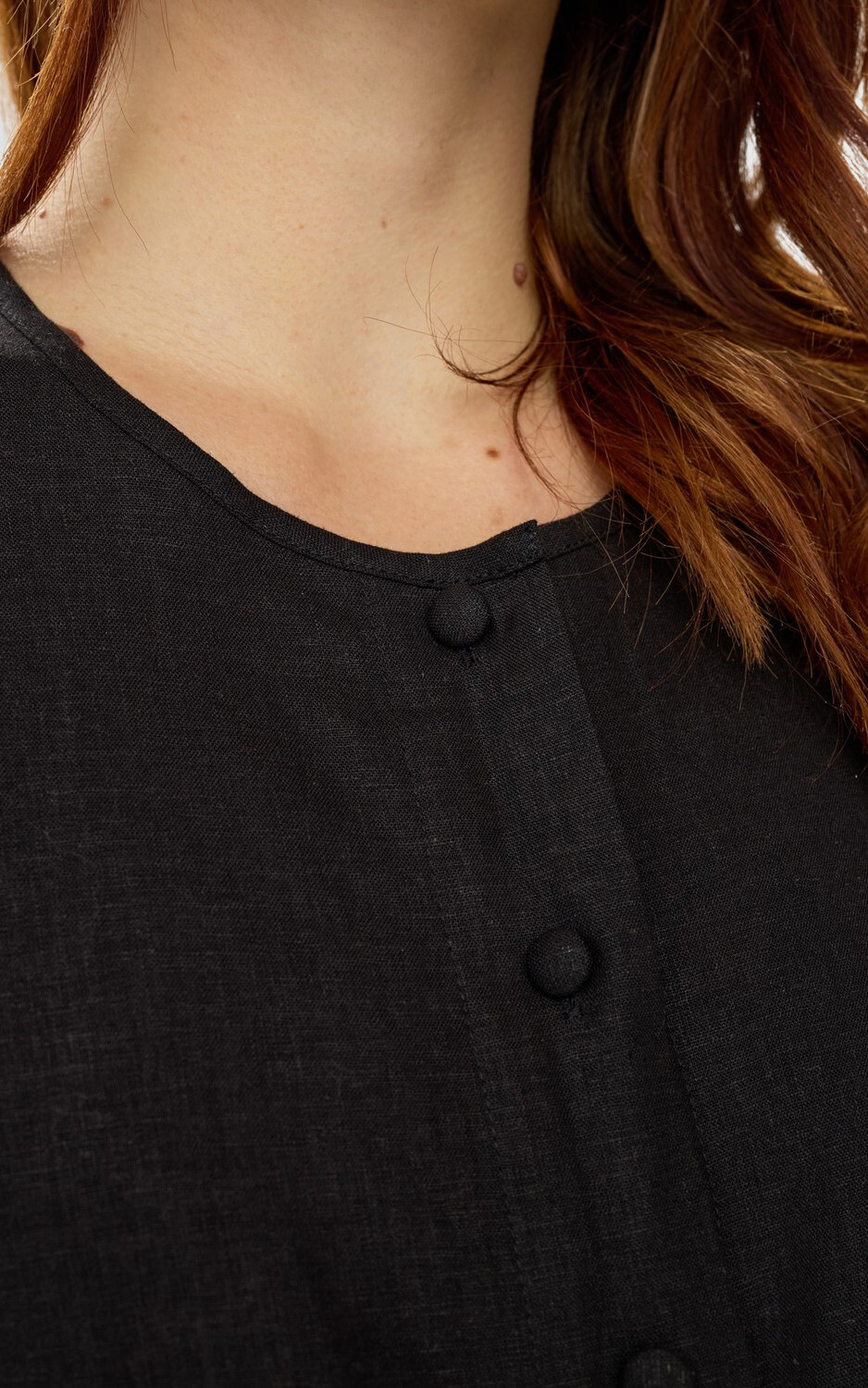 Zwart Vest mouwloos image