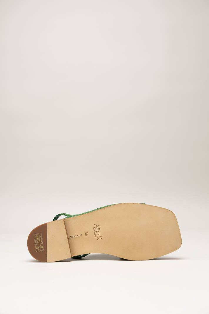 Groen Sandaal plat image