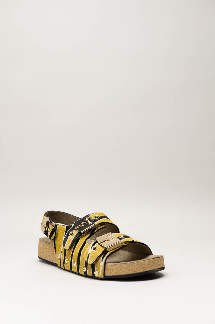 Geel Sandaal plat