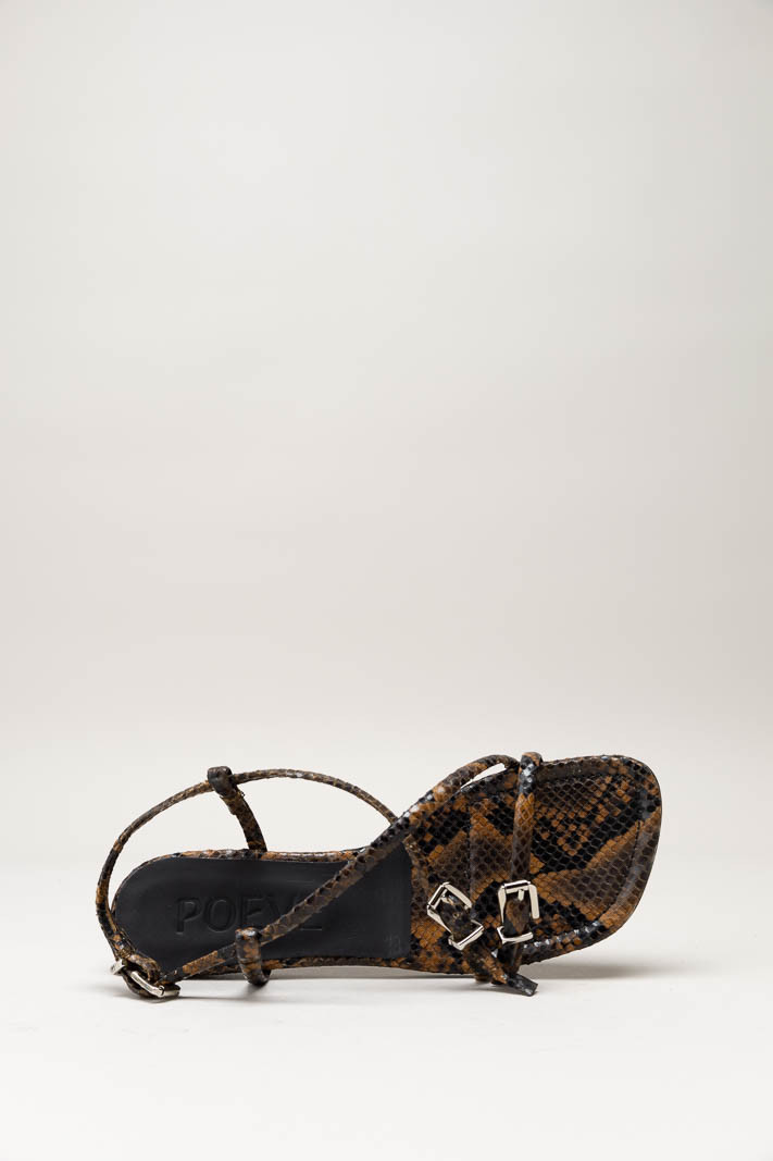 Bruin Sandaal hak image