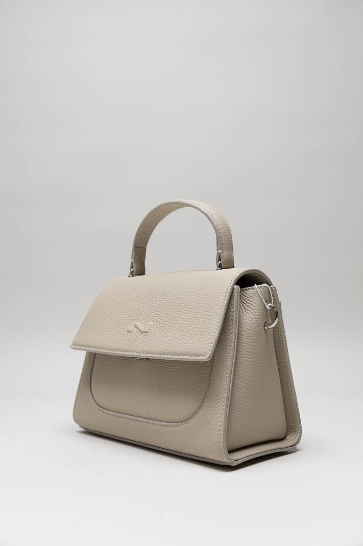 Lichtbeige Handtas