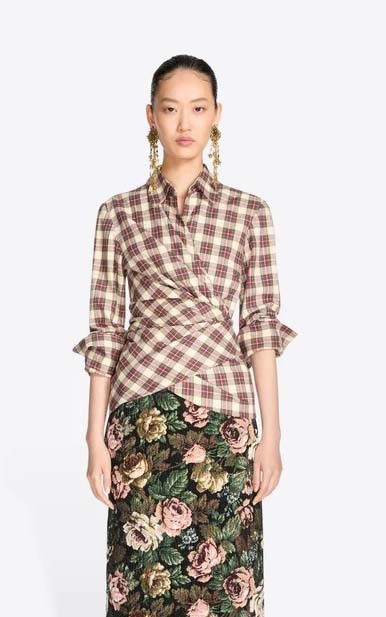 Donkerrood Blouse