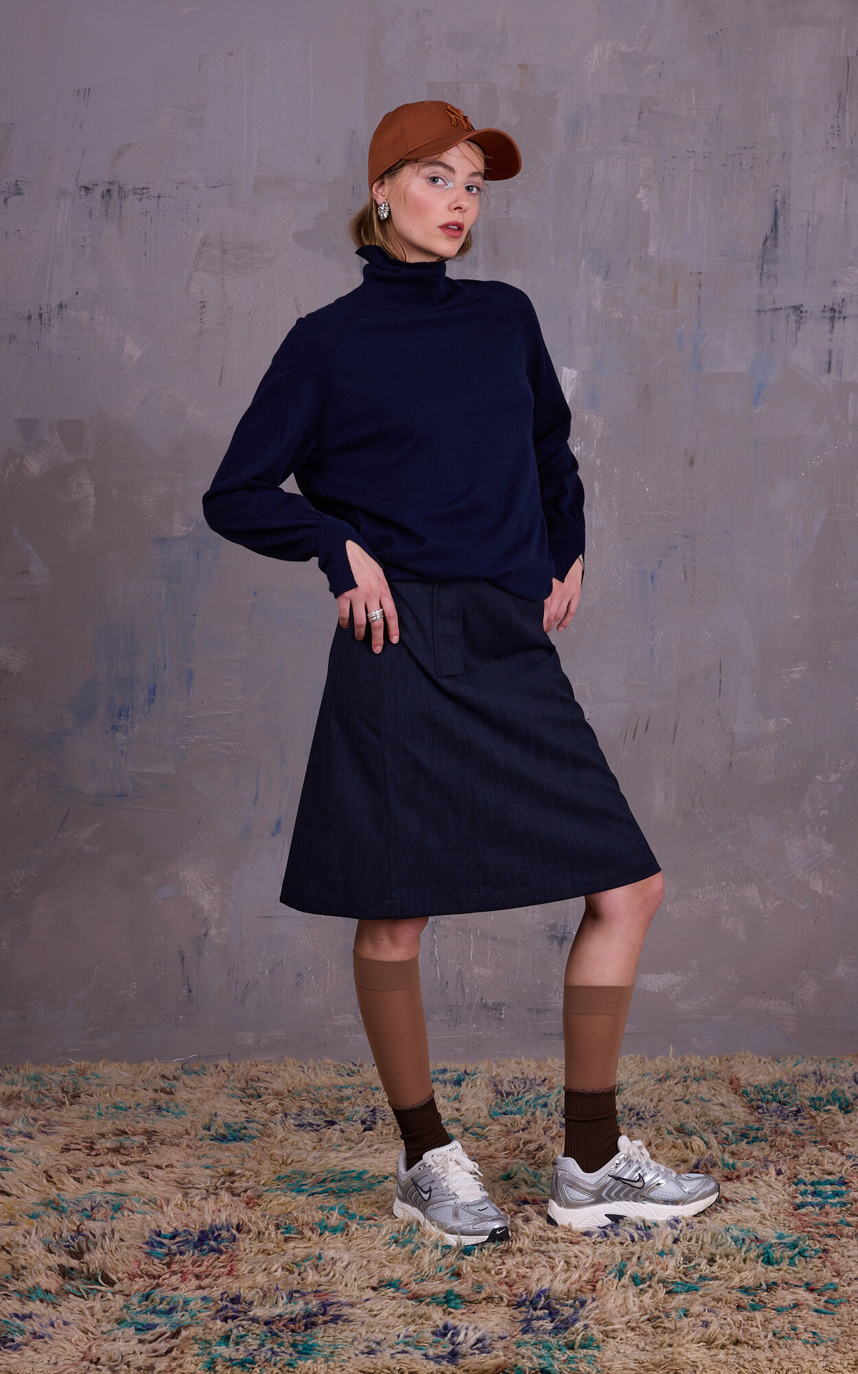 Donkerblauw Sweater/trui