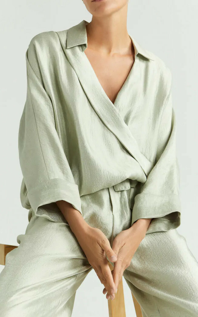 zoom in on Taupe Blouse image Taupe Blouse image