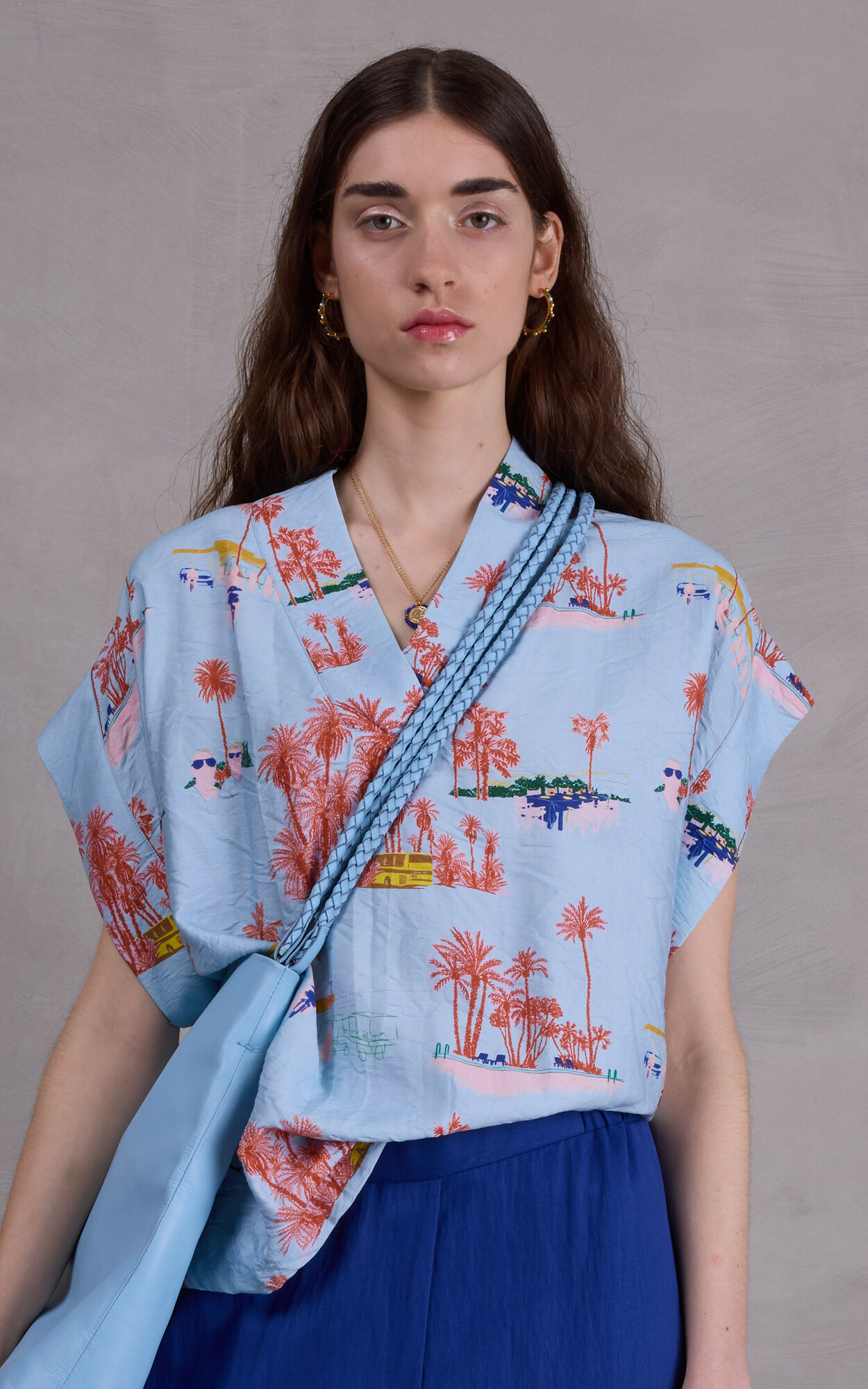 Blauw Blouse