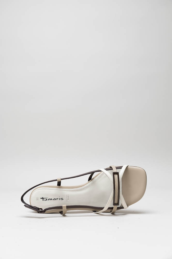 Taupe Sandaal hak image