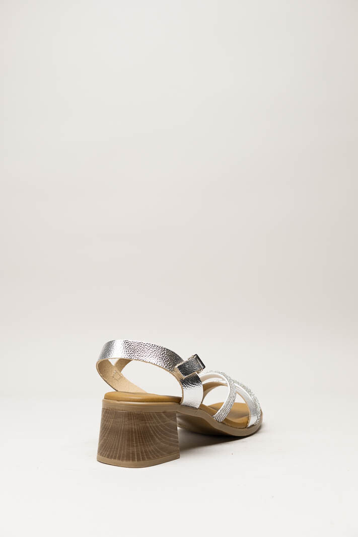 Zilver Sandaal hak image