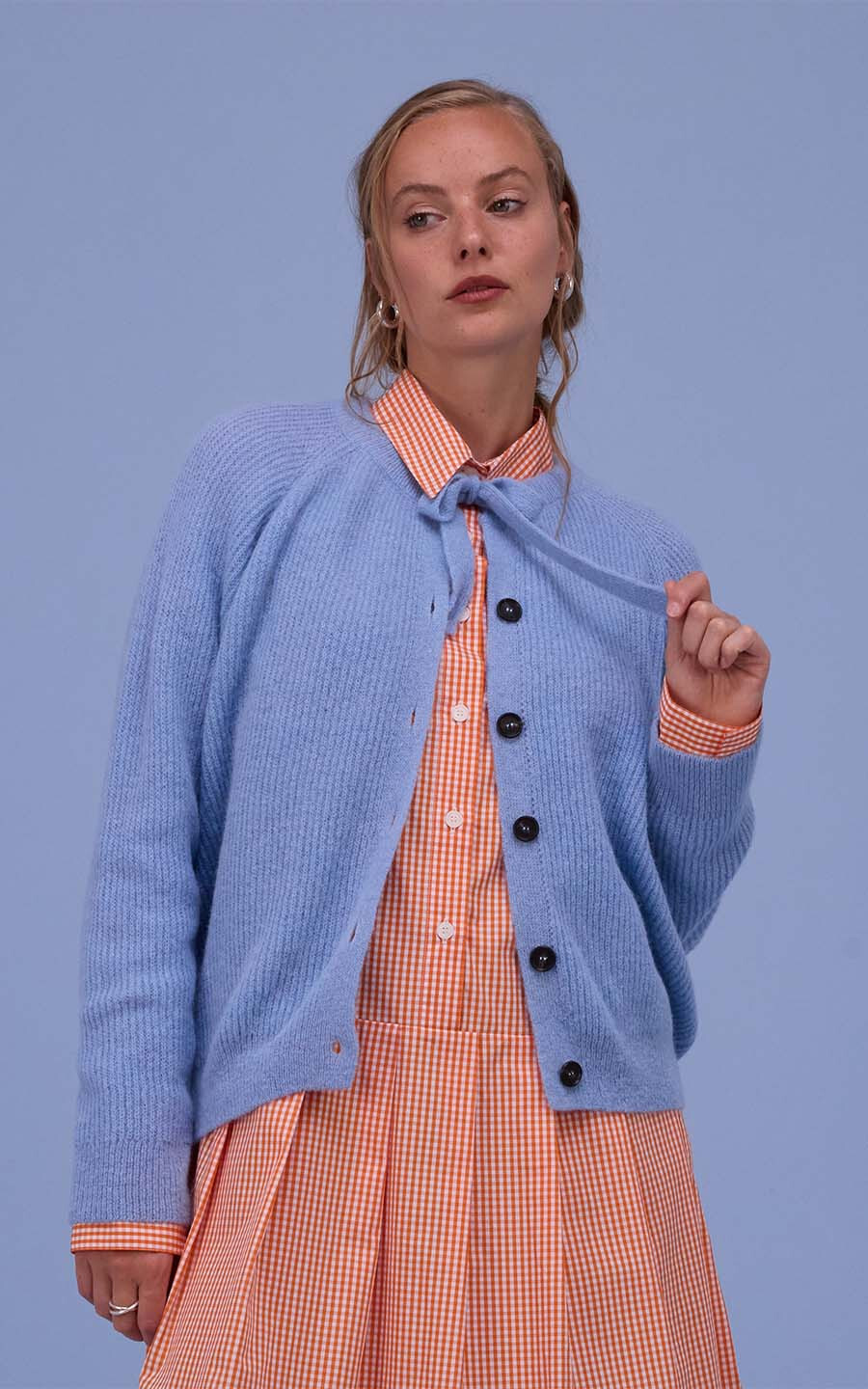 Lichtblauw Cardigan image