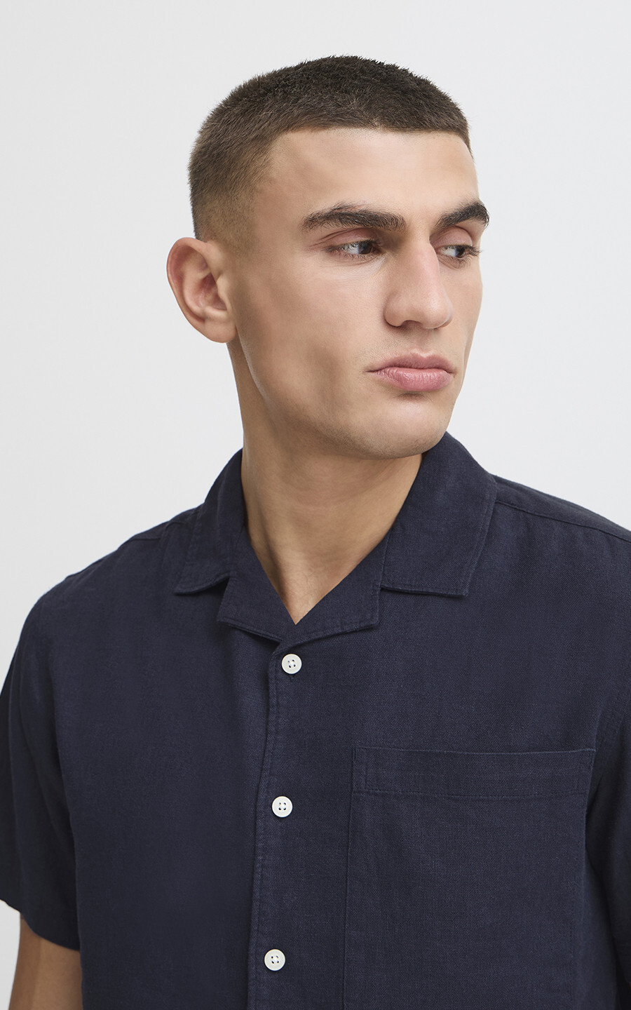 Donkerblauw Hemd image