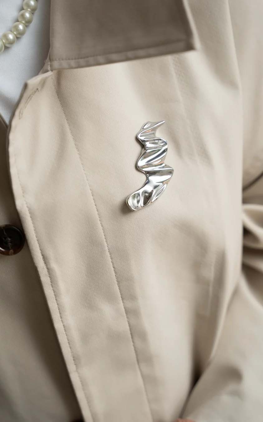 Zilver Broche