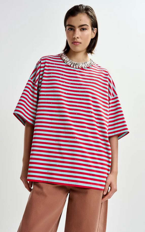 Rood T-shirt/top