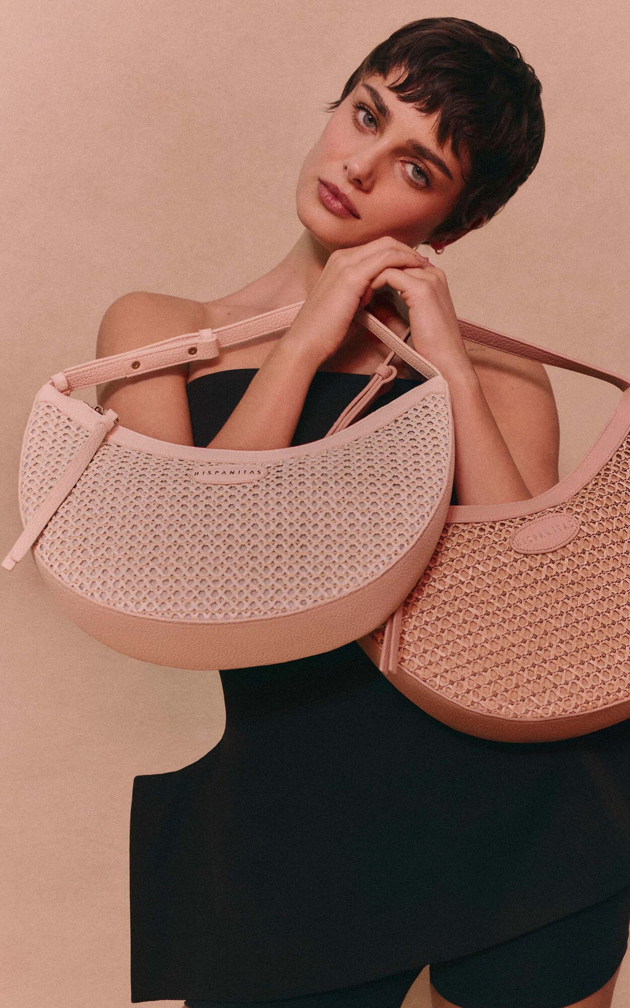 Donkerbeige Cross body image