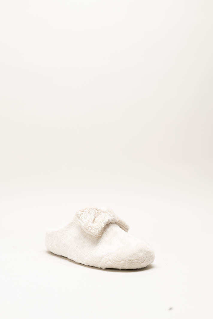 Lichtbeige Pantoffel