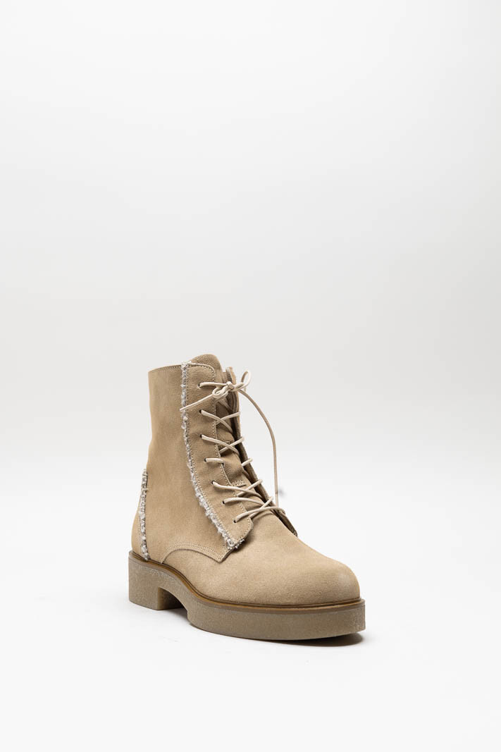 Beige Veterbottine