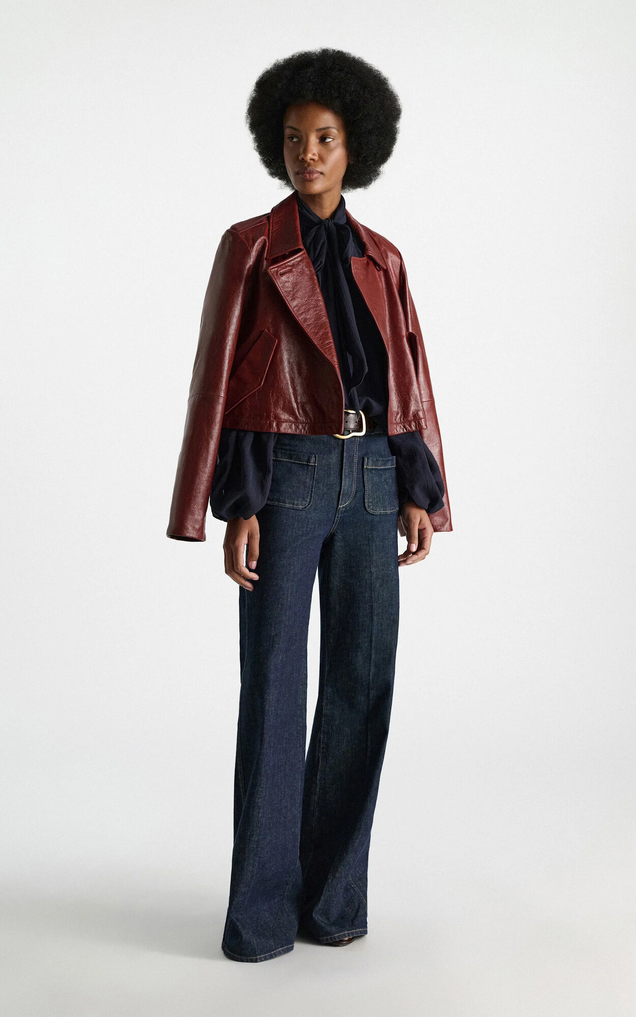 Donkerblauw Jeansbroek image