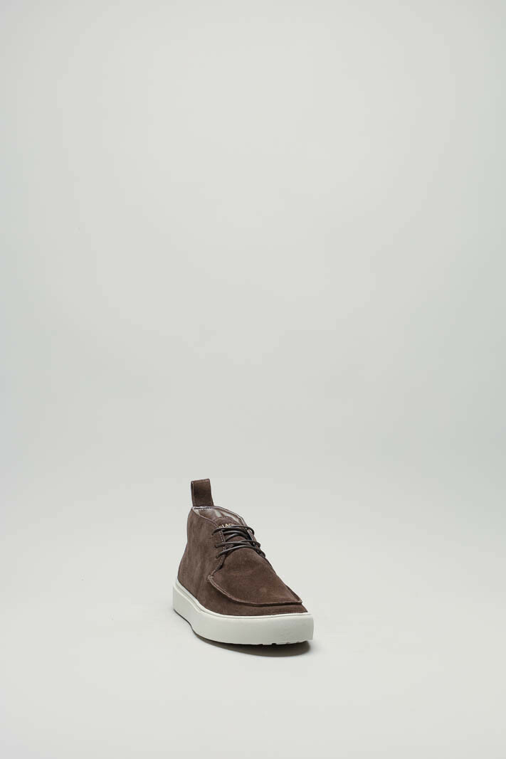 zoom in on Taupe Veterschoen hoog image Taupe Veterschoen hoog image