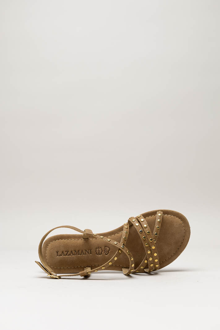 Bruin Sandaal plat image