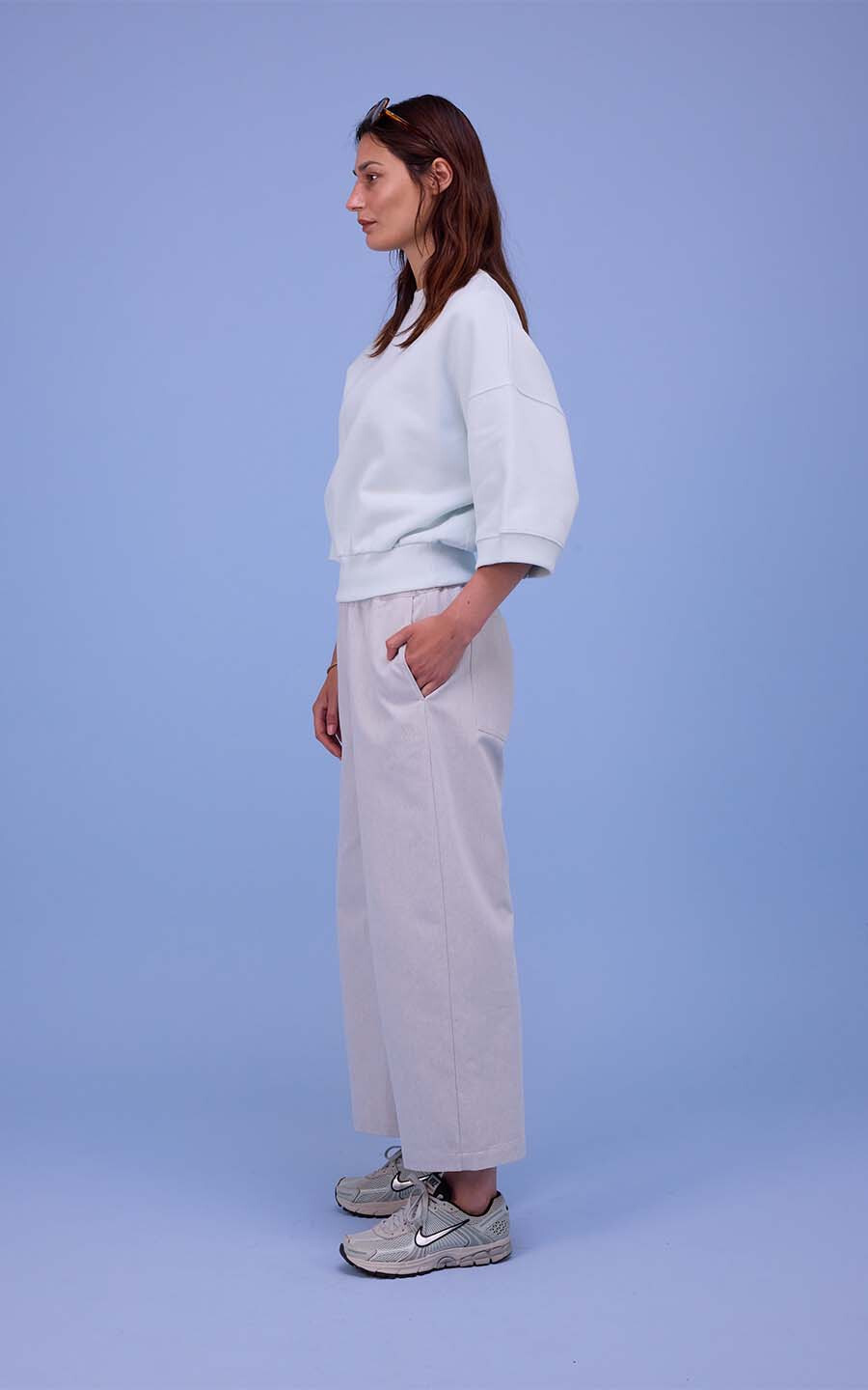 Lichtblauw T-shirt/top