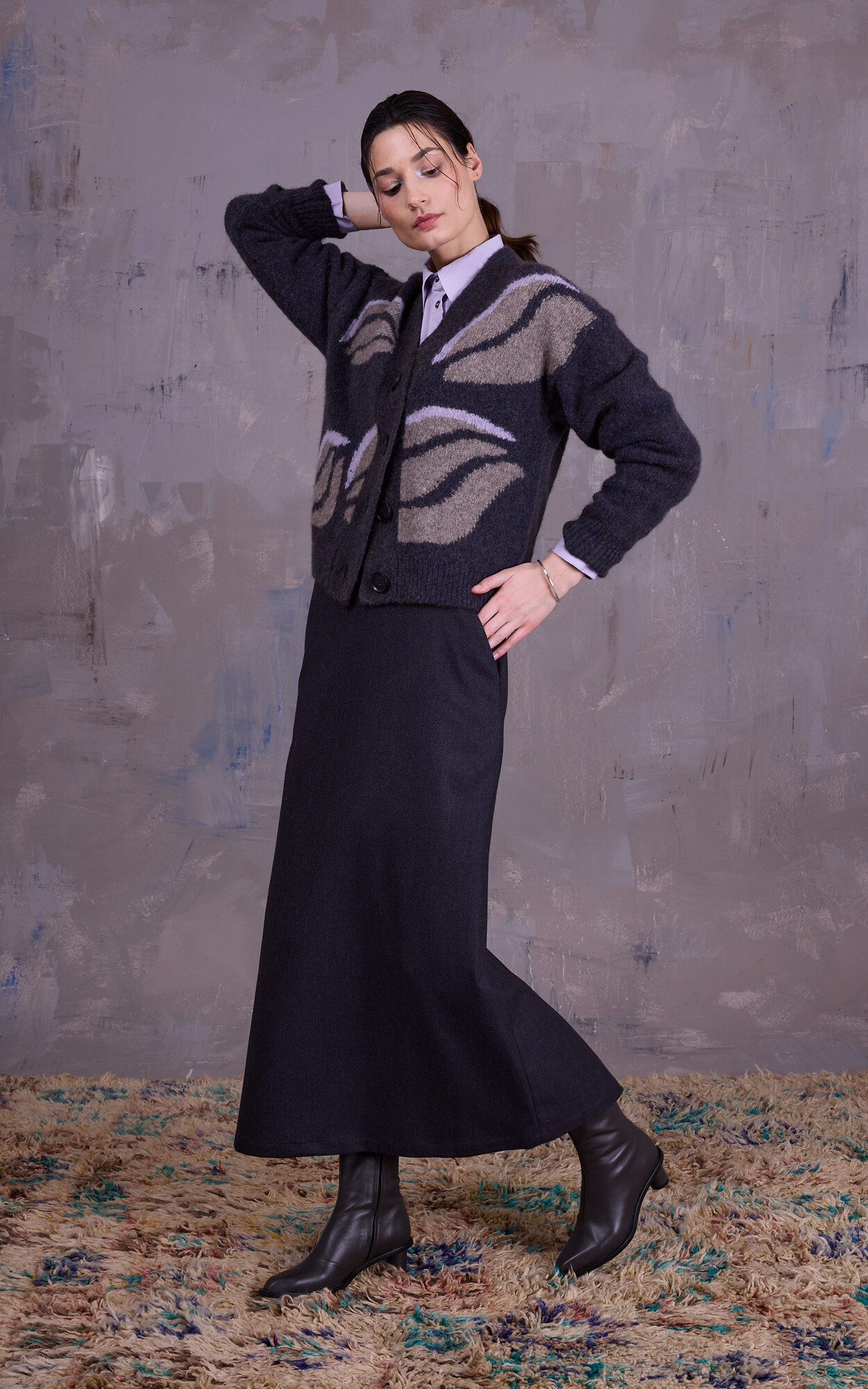 zoom in on Blauw Cardigan image Blauw Cardigan image