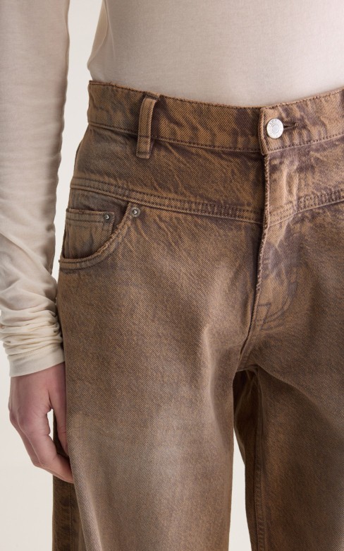 Bruin Jeansbroek image