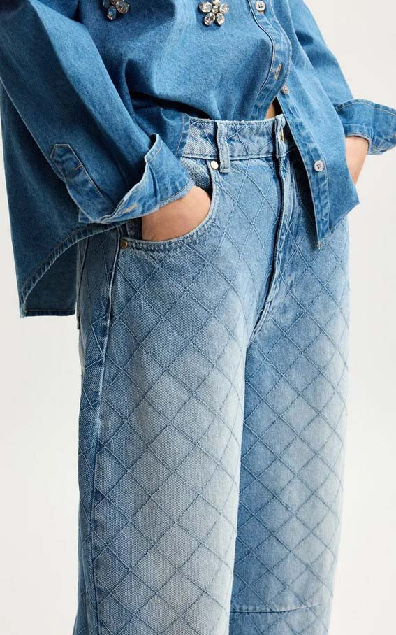 Blauw Jeansbroek image
