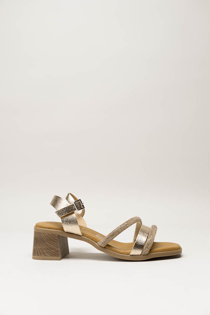Goud Sandaal hak