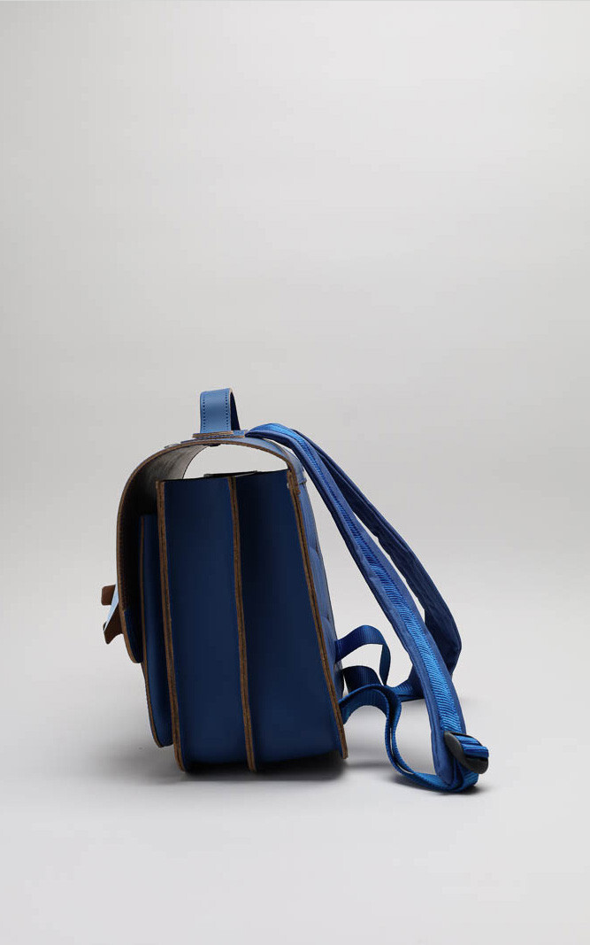 Blauw Boekentas