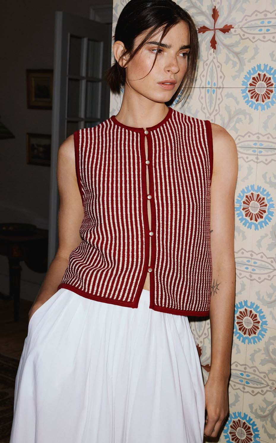 Rood T-shirt/top