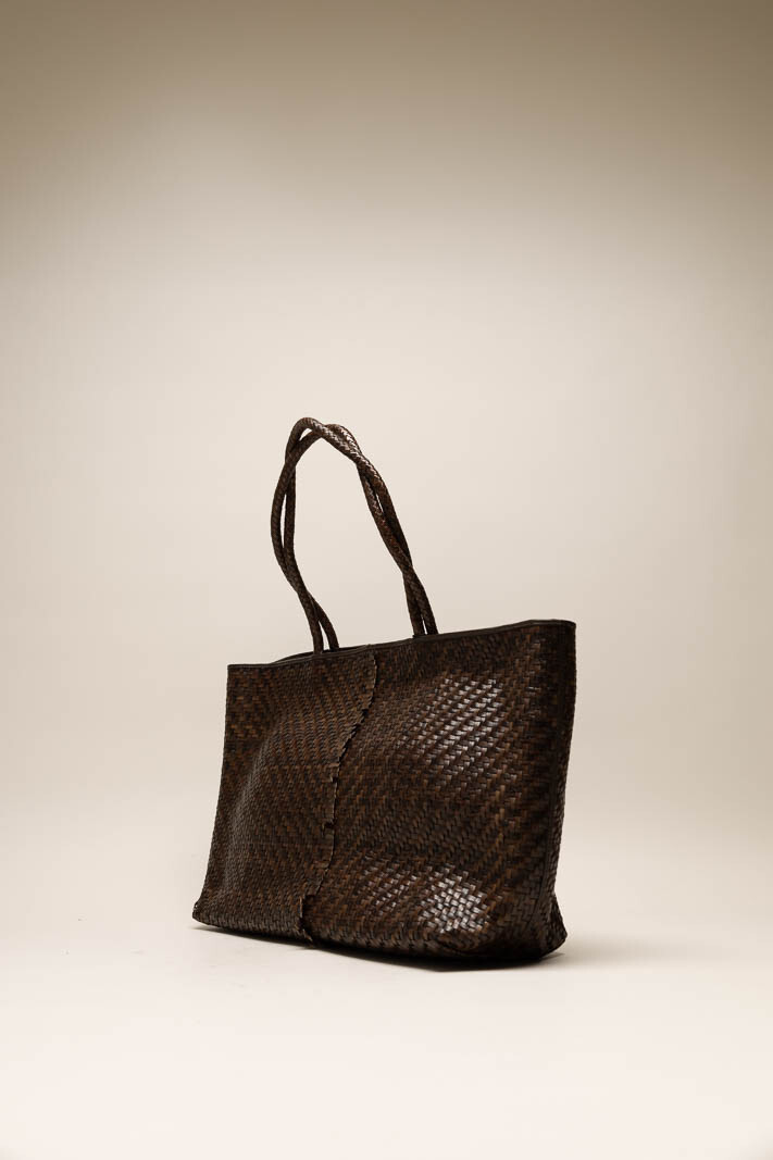 Donkerbruin Schoudertas