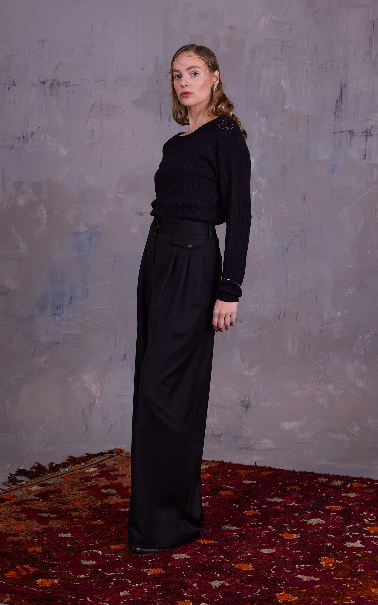 Zwart Sweater/trui