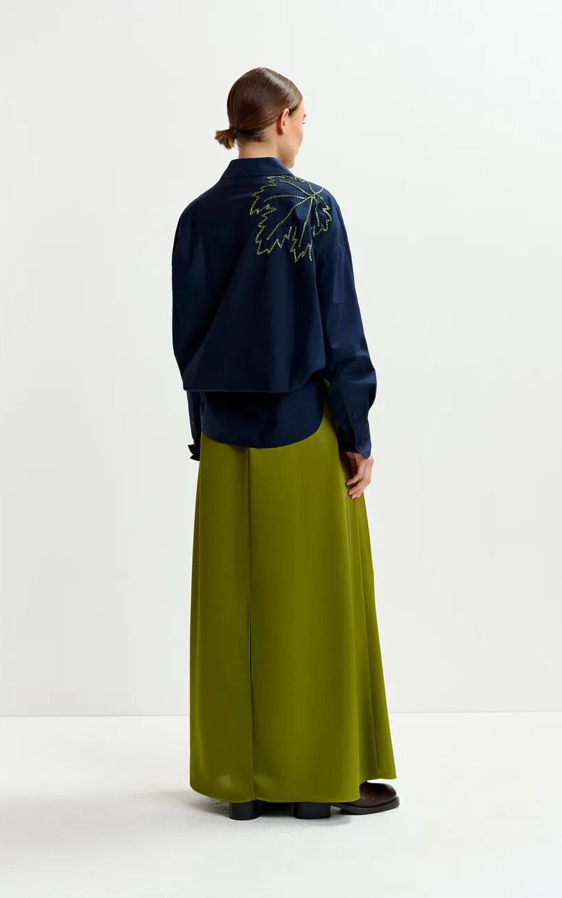 Marineblauw Hemd