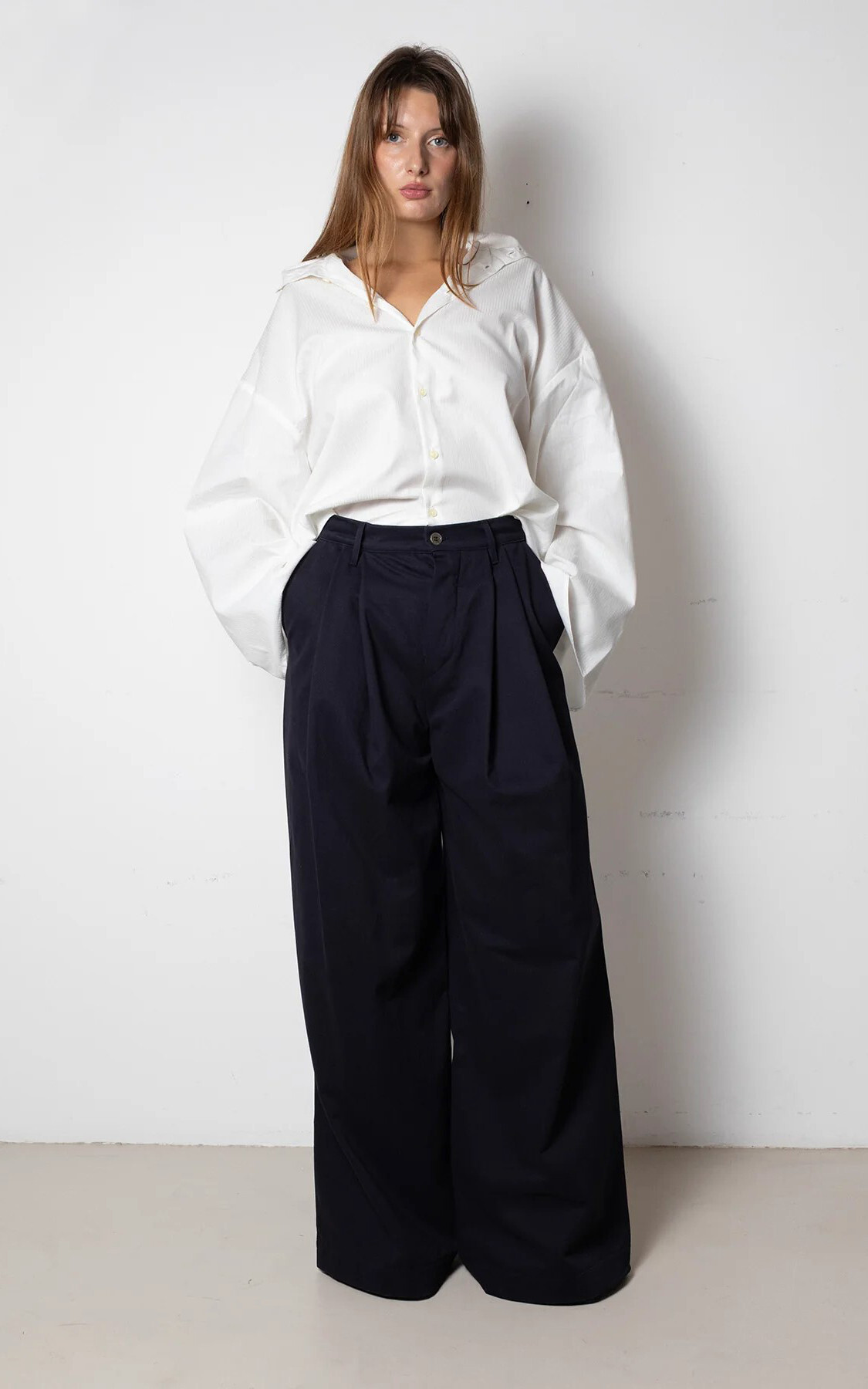 Donkerblauw Broek image