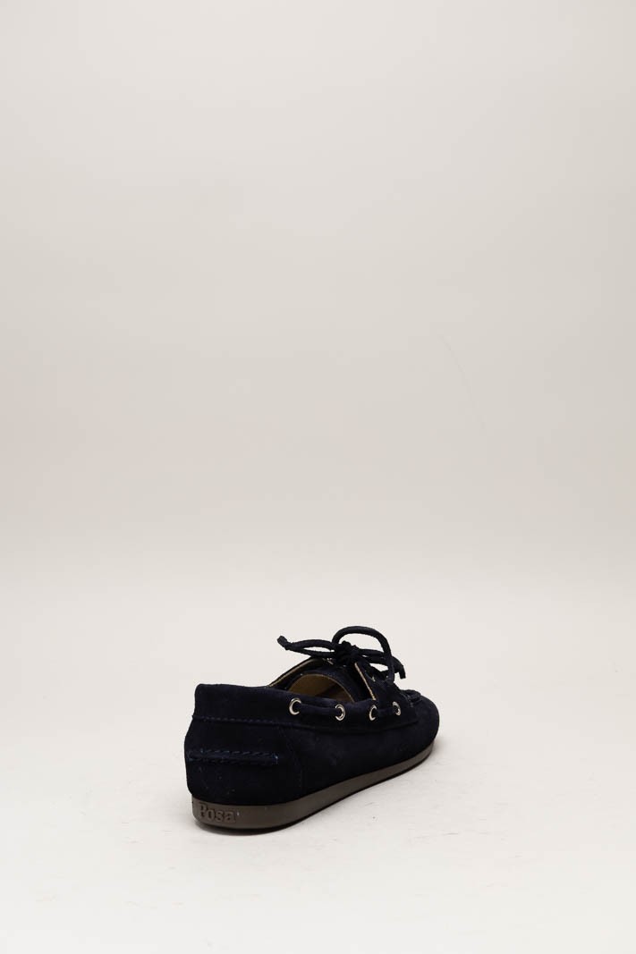 Donkerblauw Bootschoen image