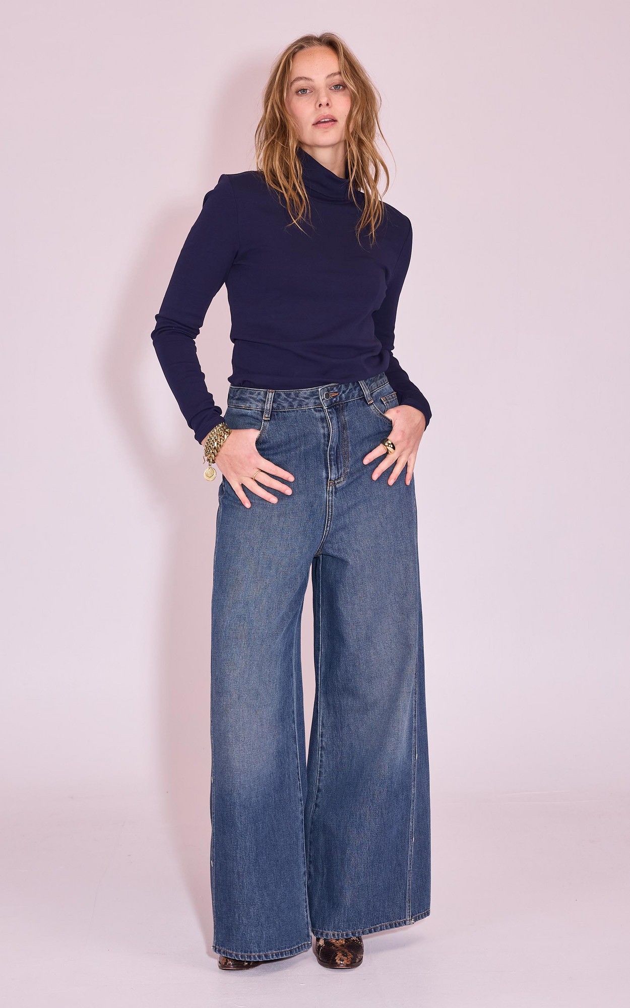 Blauw Jeansbroek image