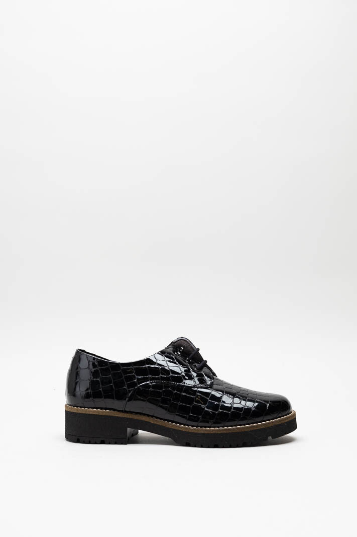 Zwart Veterschoen Zwart Veterschoen