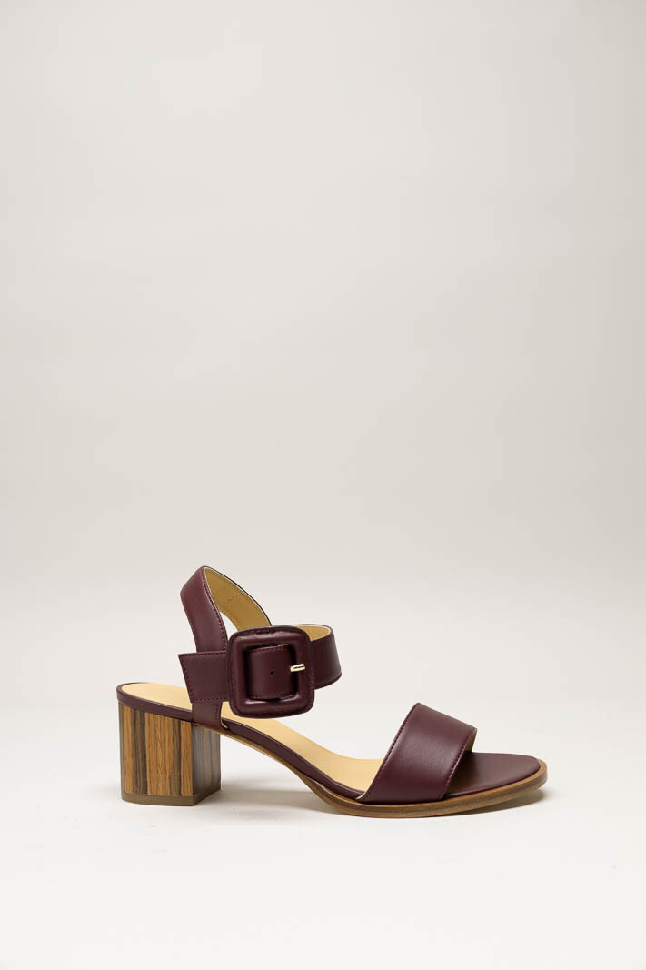 Bordeaux Sandaal hak