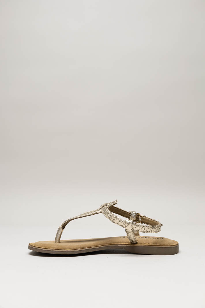Goud Sandaal plat image