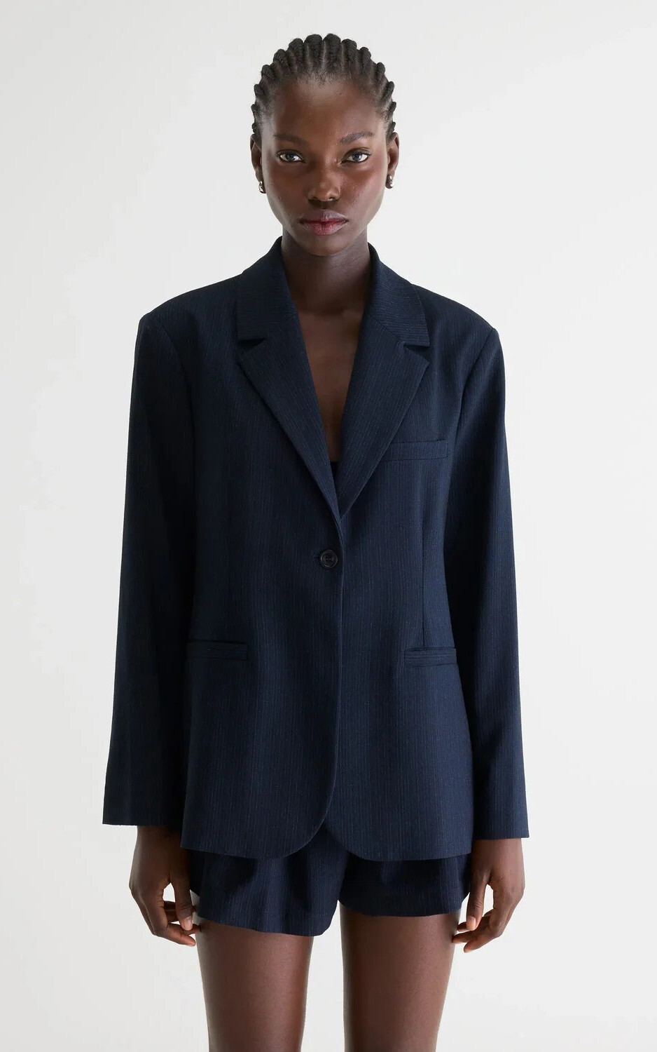 Marineblauw Blazer