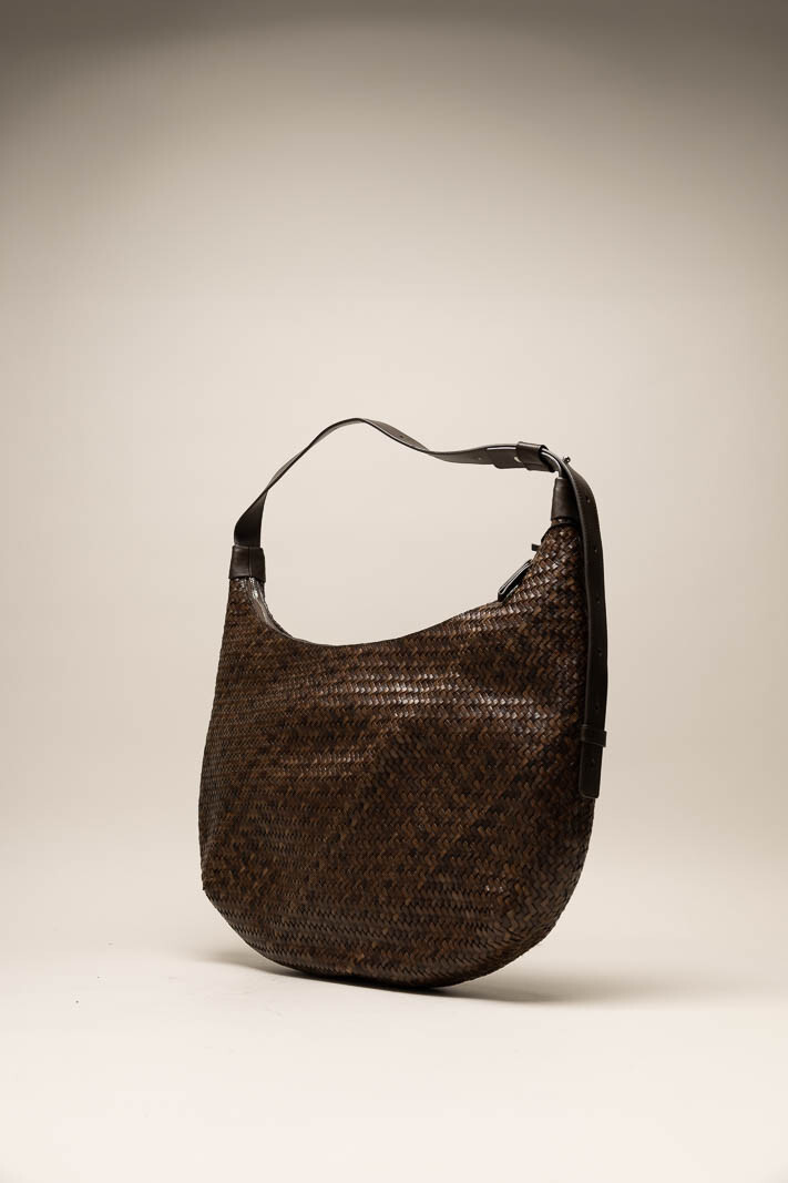 Donkerbruin Schoudertas