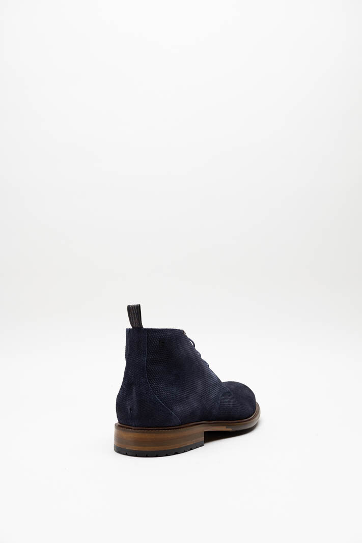 Donkerblauw Veterschoen hoog image
