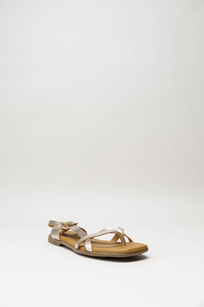 Goud Sandaal plat