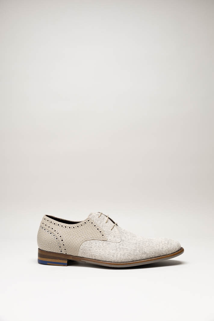 Lichtbeige Veterschoen