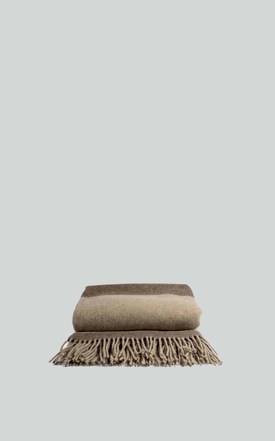 Beige Plaids/vloerkleden