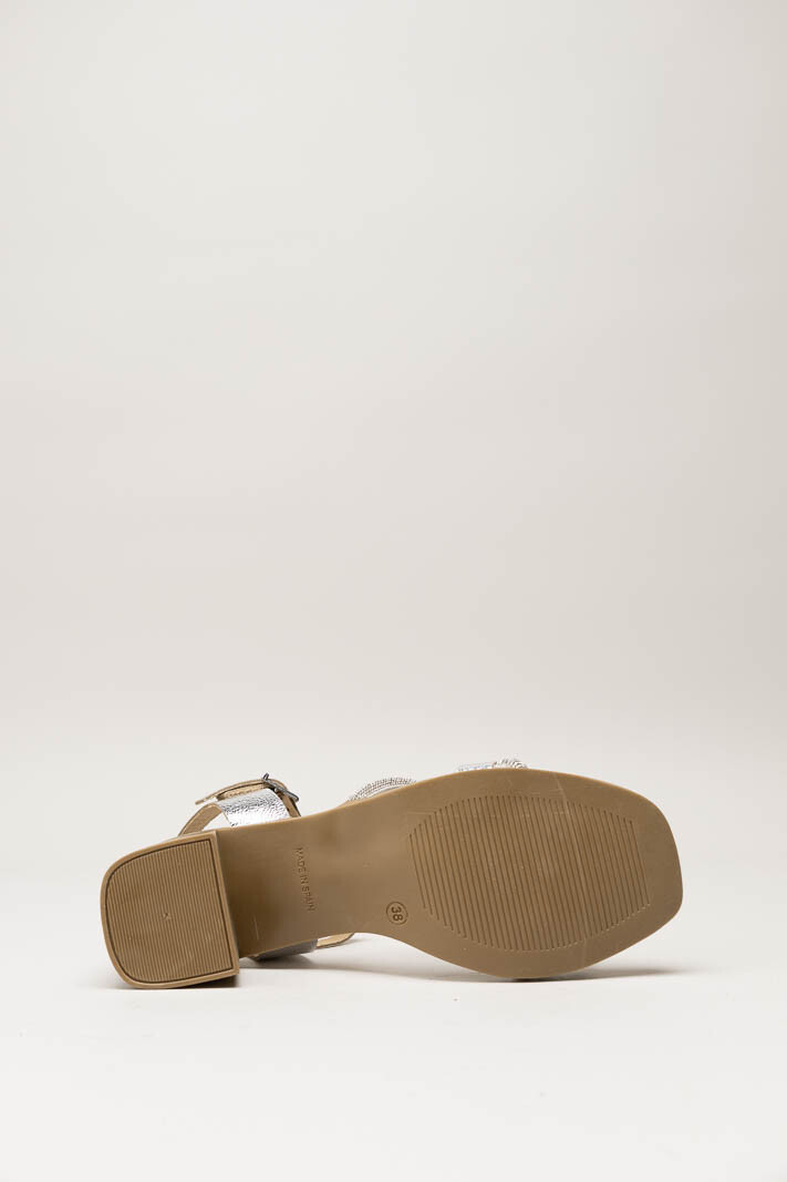 Zilver Sandaal hak image