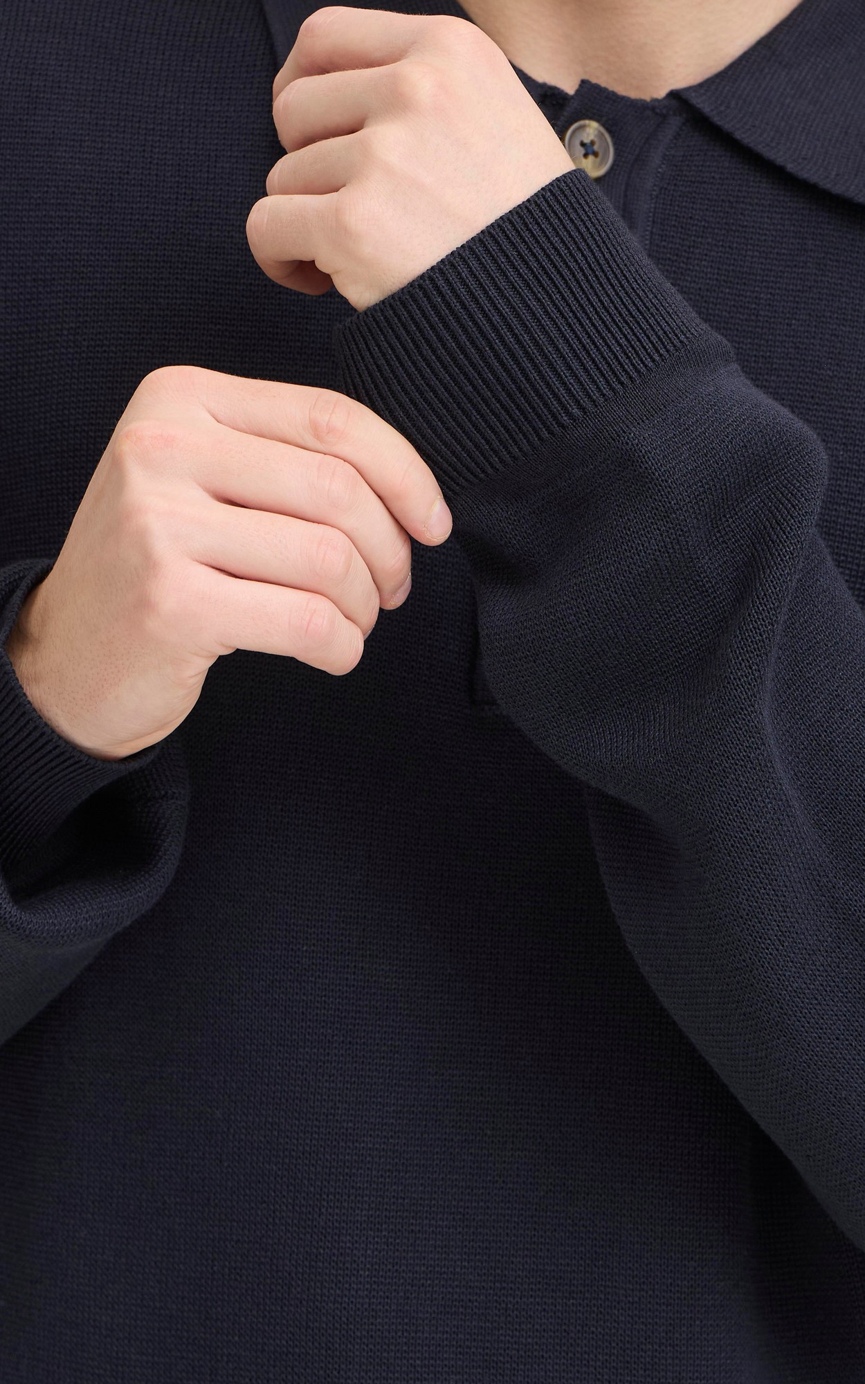 Donkerblauw Polo image